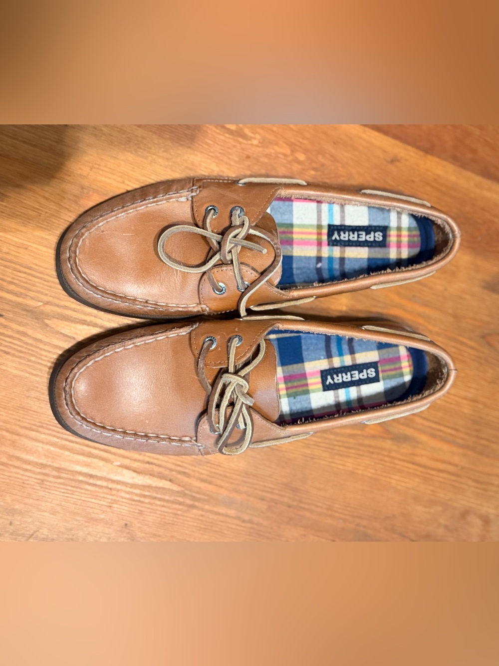 Sperry Authentic Original 2 eye Boat Shoe Sahara Brown